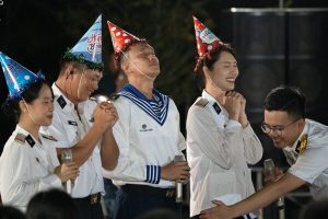 Quốc Trường, Thúy Ngân cùng nhau đón sinh nhật trên sóng truyền hình