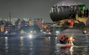 Hai người câu cá bị đuối nước tại hồ Định Công, Hà Nội