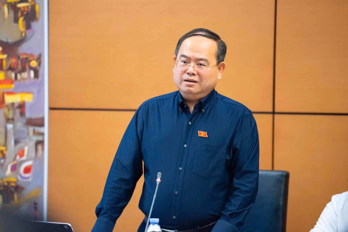 Bí thư Thành ủy Quảng Ninh Quản Minh Cường. Ảnh: Minh Châu.