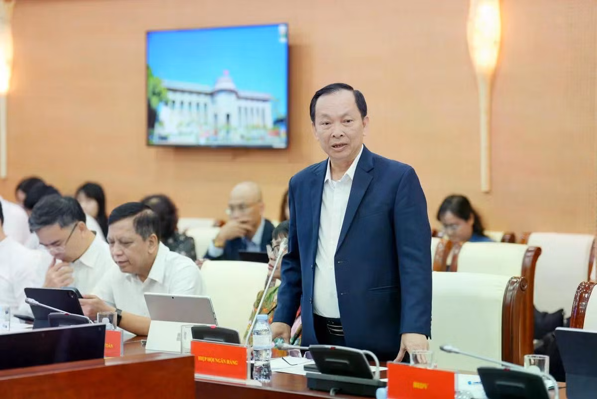 Ông Đào Minh Tú - Phó Chủ tịch kiêm Tổng Thư ký Hiệp hội Ngân hàng Việt Nam (ảnh: Hoàng Giáp).