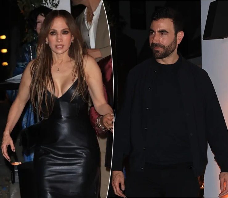 Jennifer Lopez và Brett Goldstein cùng nhau tới dự tiệc ở Los Angeles hôm 16/10. Ảnh: Backgrid