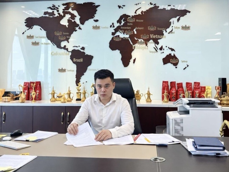Đặng Lê Trung Nguyên, sinh năm 1998, chính thức đảm nhiệm vị trí Phó tổng giám đốc TNI Group. Ảnh: Facebook Lê Hoàng Diệp Thảo