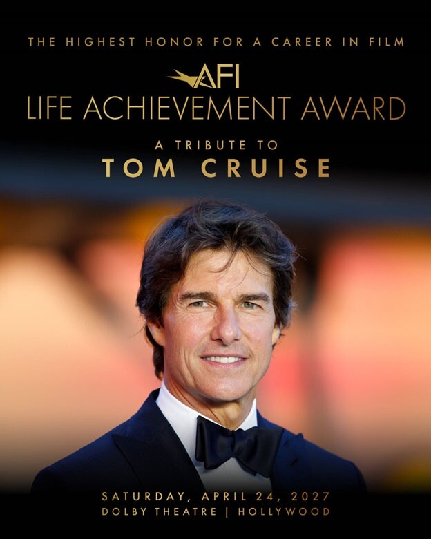 Tom Cruise nhận giải Thành tựu trọn đời thứ hai trong sự nghiệp. (Ảnh: Variety)