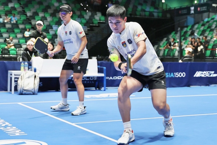 2 tay vợt Trương Vinh Hiển và Đỗ Minh Quân. (Ảnh: PPA Tour Asia)