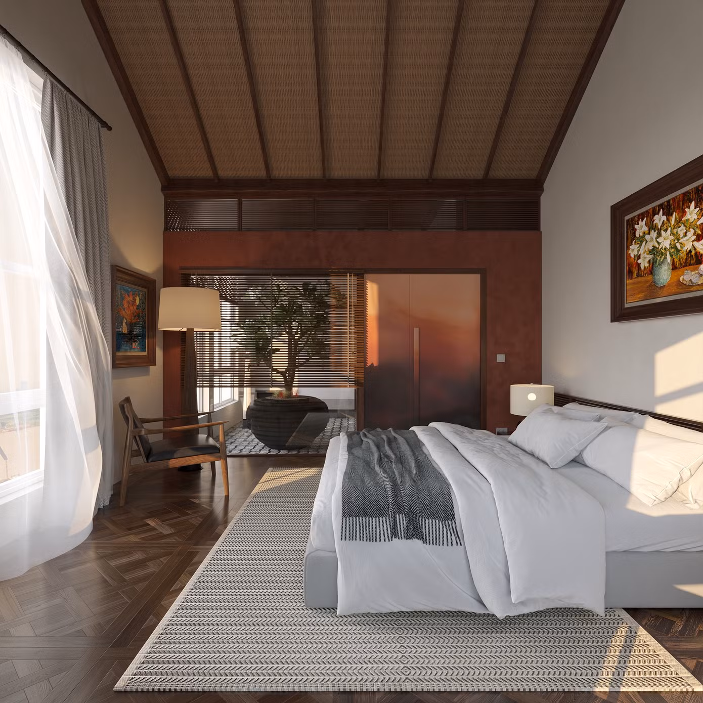 Căn penthouse 245m² kết hợp kiến trúc Á Đông với' thú chơi' nội thất thủ công - 7