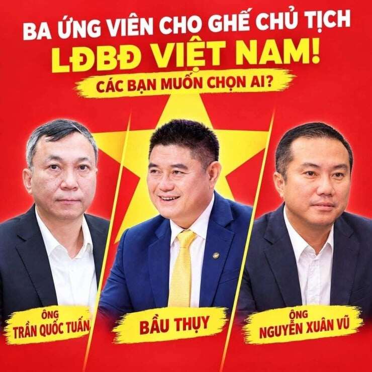 3 ứng viên cho ghế Chủ tịch VFF khoá X.