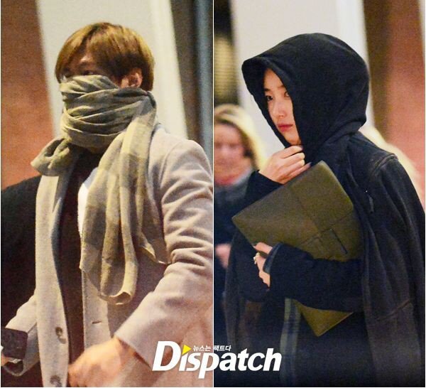 Suzy và Lee Min Ho khi hẹn hò. Ảnh: Dispatch