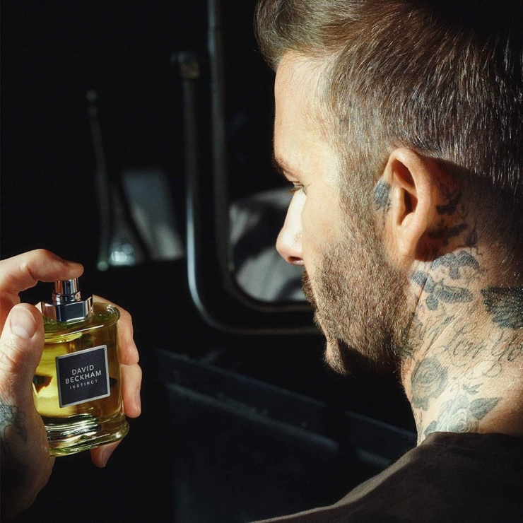 Instinct là sản phẩm chủ lực làm nên tên tuổi cho đế chế nước hoa nam của David Beckham, bên cạnh các bộ sưu tập quen thuộc như Classic Blue, True Instinct, Bold Instinct và Classic Homme. Ảnh: Instagram