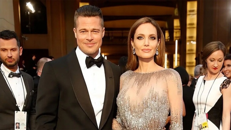 Brad Pitt và Angelina Jolie. (Ảnh: Wire Image)