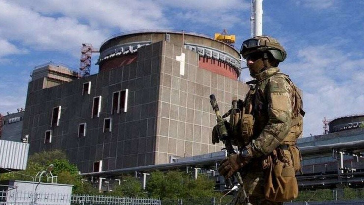 Nhà máy điện hạt nhân Zaporizhzhia ở Ukraine. Ảnh: BBC