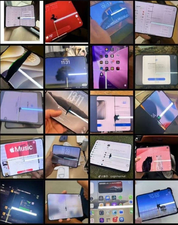 Hàng loạt phản ánh của người dùng về sự cố iPhone Duo nứt sọc màn hình trên các diễn đàn, mạng xã hội.