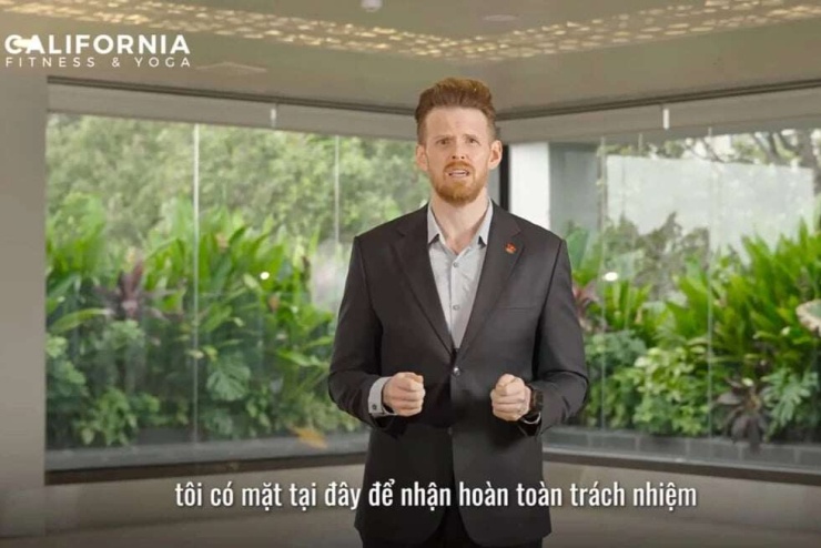 Ngày 19/10, ông Dane Fort, nhà sáng lập kiêm Chủ tịch California Fitness & Yoga lên tiếng nhận trách nhiệm về những hạn chế trong công tác quản lý và vận hành hệ thống. Ảnh chụp màn hình.