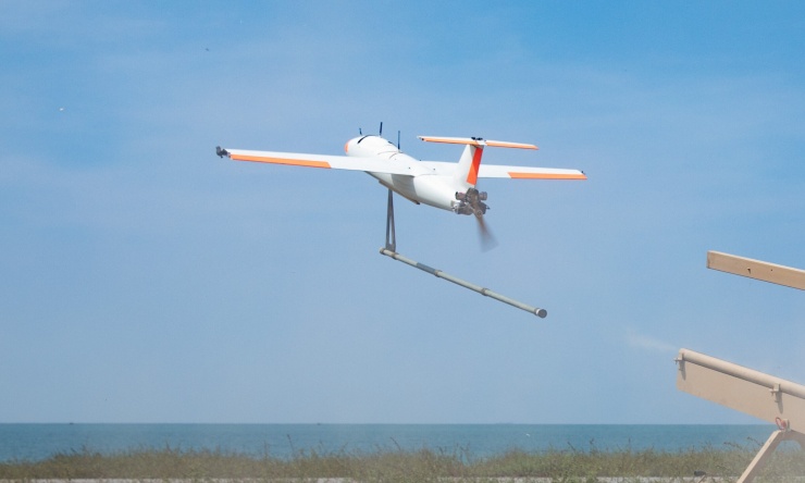 Máy bay MQM-170C G2 của Mỹ cất cánh trong đợt diễn tập ở Thái Lan năm 2025. Ảnh: US Navy