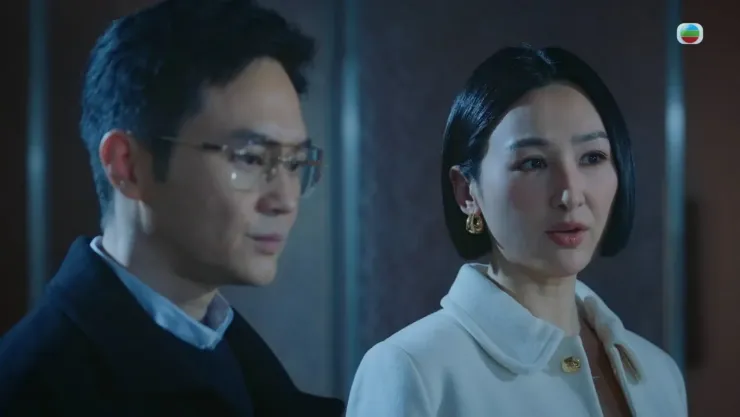 Trương Trí Lâm, Cao Hải Ninh trong 'Thành phố rực rỡ'. Ảnh: TVB