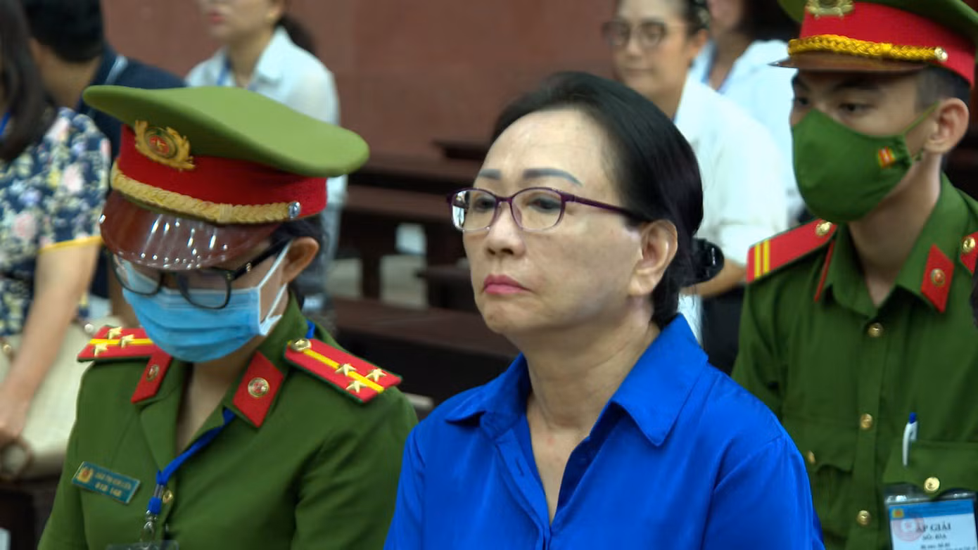 Bà Trương Mỹ Lan trong một lần hầu tòa. Ảnh: Tân Châu.