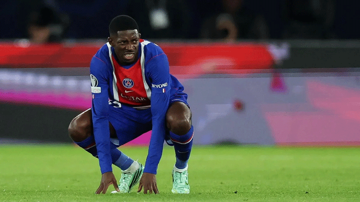 Ousmane Dembele chấn thương cơ đùi trái, tiếp tục nghỉ vài tuần.