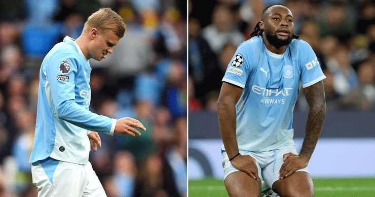 Erling Haaland bị đau nhẹ sau trận gặp Ipswich, còn Antoine Semenyo dính chấn thương đầu gối và phải nghỉ thi đấu 8 tuần.