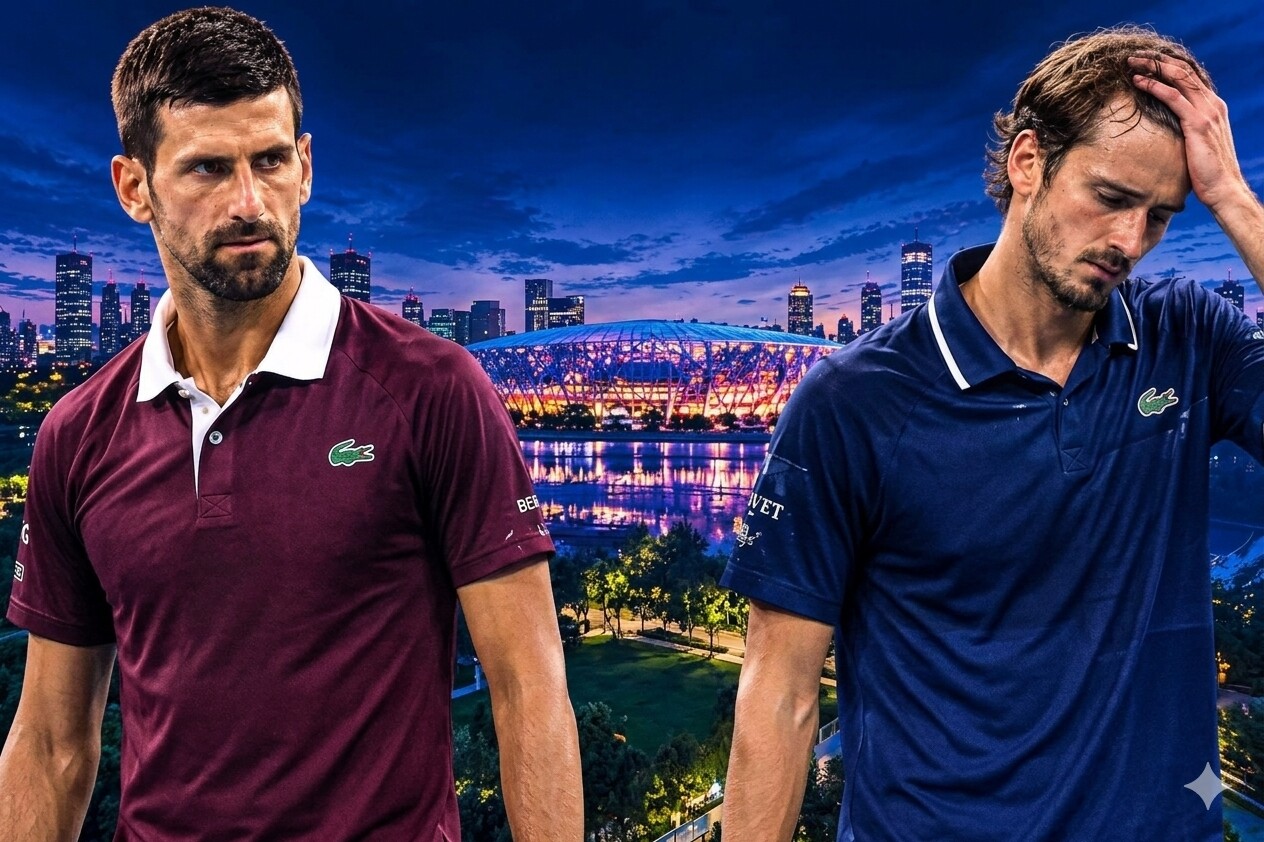 Theo bảng xếp hạng trực tuyến cả Djokovic và Medvedev đều tụt hạng&nbsp;