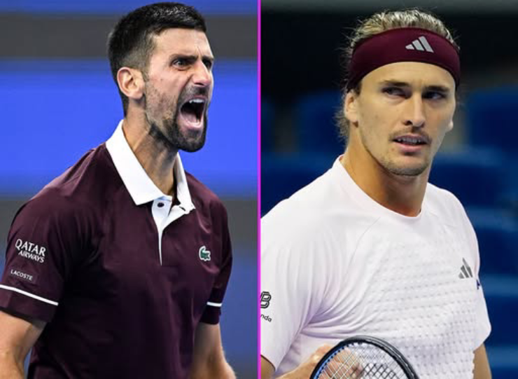 Sau China Open, Djokovic (bên trái) dự kiến sẽ lại chạm trán Zverev (bên phải) ở Thượng Hải Masters 2026