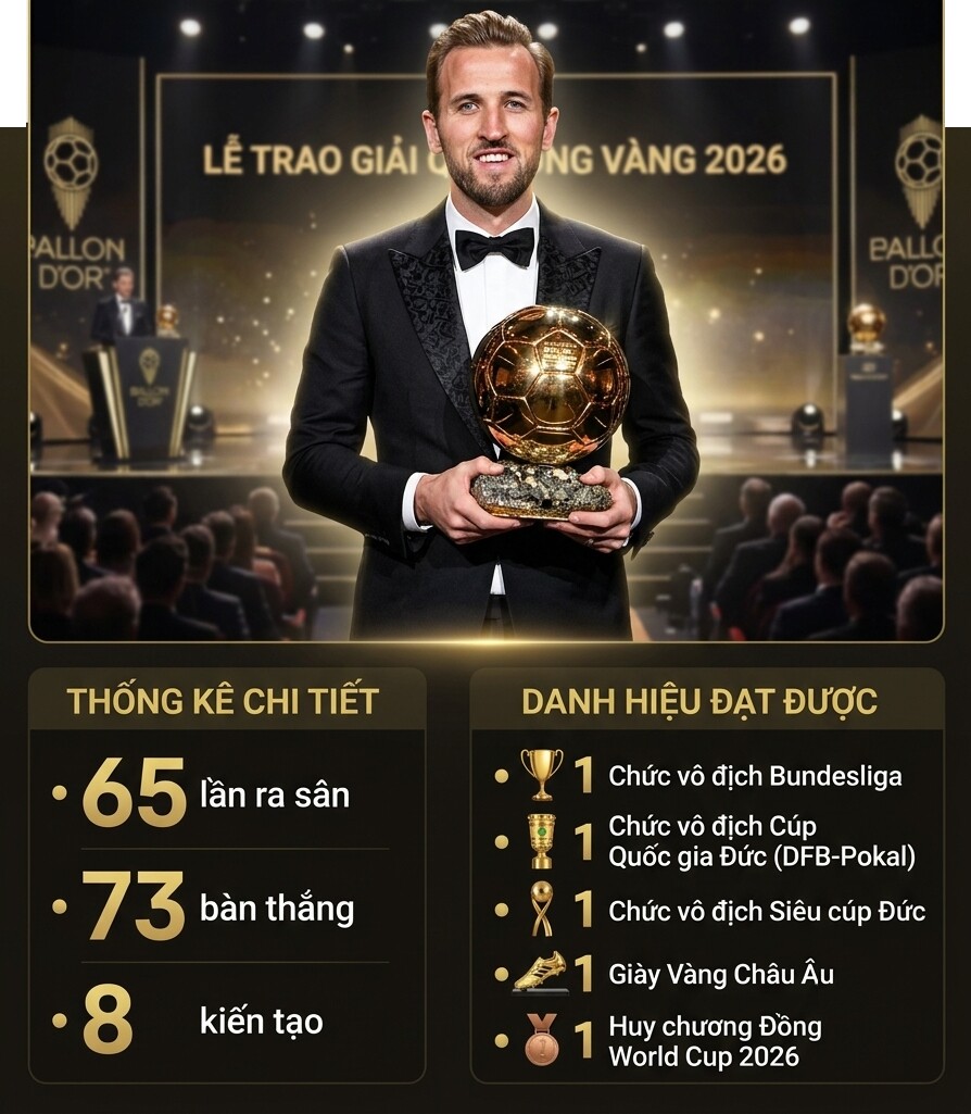 Harry Kane bị chê không xứng Quả bóng vàng vì là "cầu thủ nhỏ ở trận đấu lớn" (Clip tin nóng) - 1
