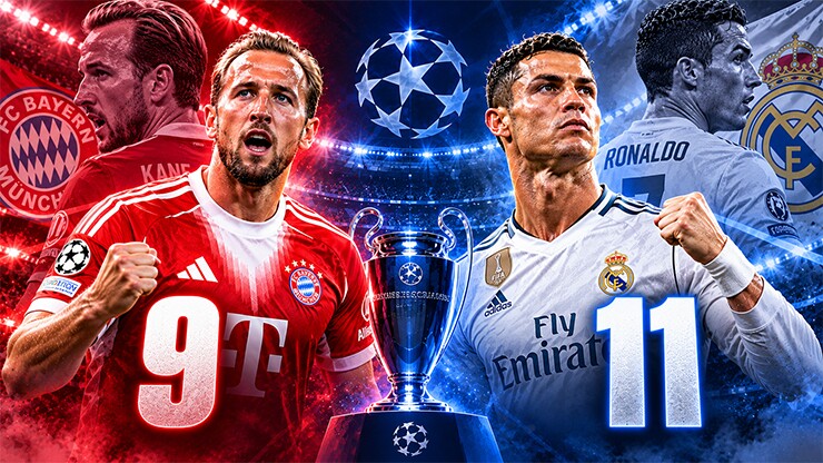Tiền đạo Bayern Munich đang tiến gần kỷ lục ghi bàn liên tiếp tại Cúp C1 của Ronaldo