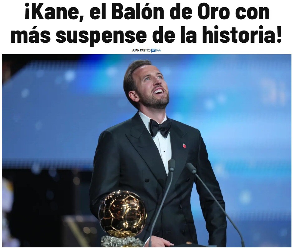 Harry Kane giành "Quả bóng vàng 2026": Báo chí Anh mở hội, gọi tên "Nhà vua" - 4