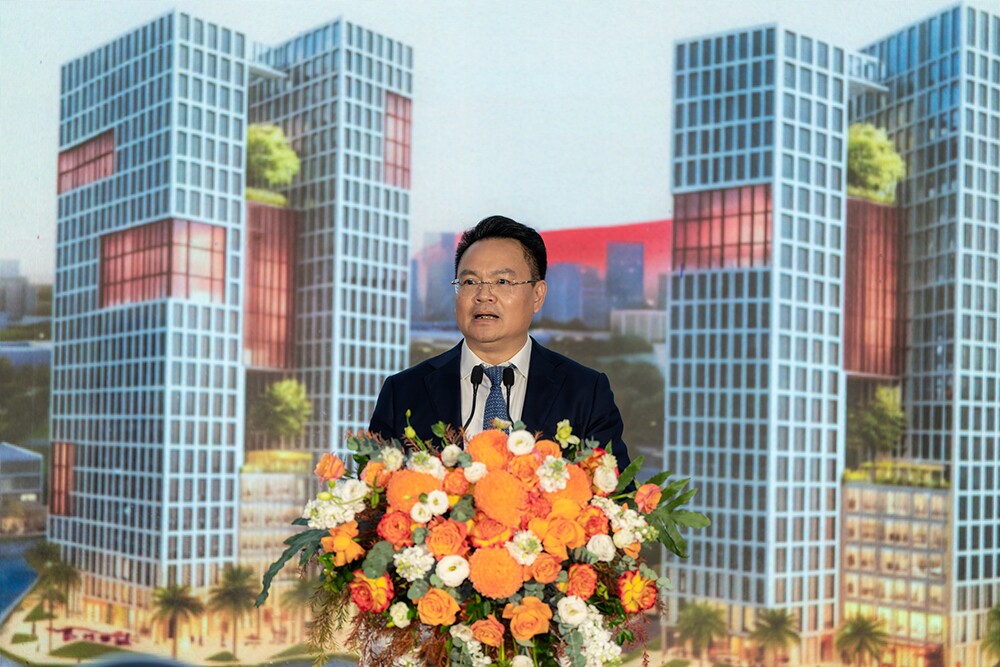 Ông Lê Độ, Phó Tổng Giám đốc Tập đoàn Thành Công - phát biểu tại sự kiện (Ảnh: TC Group)