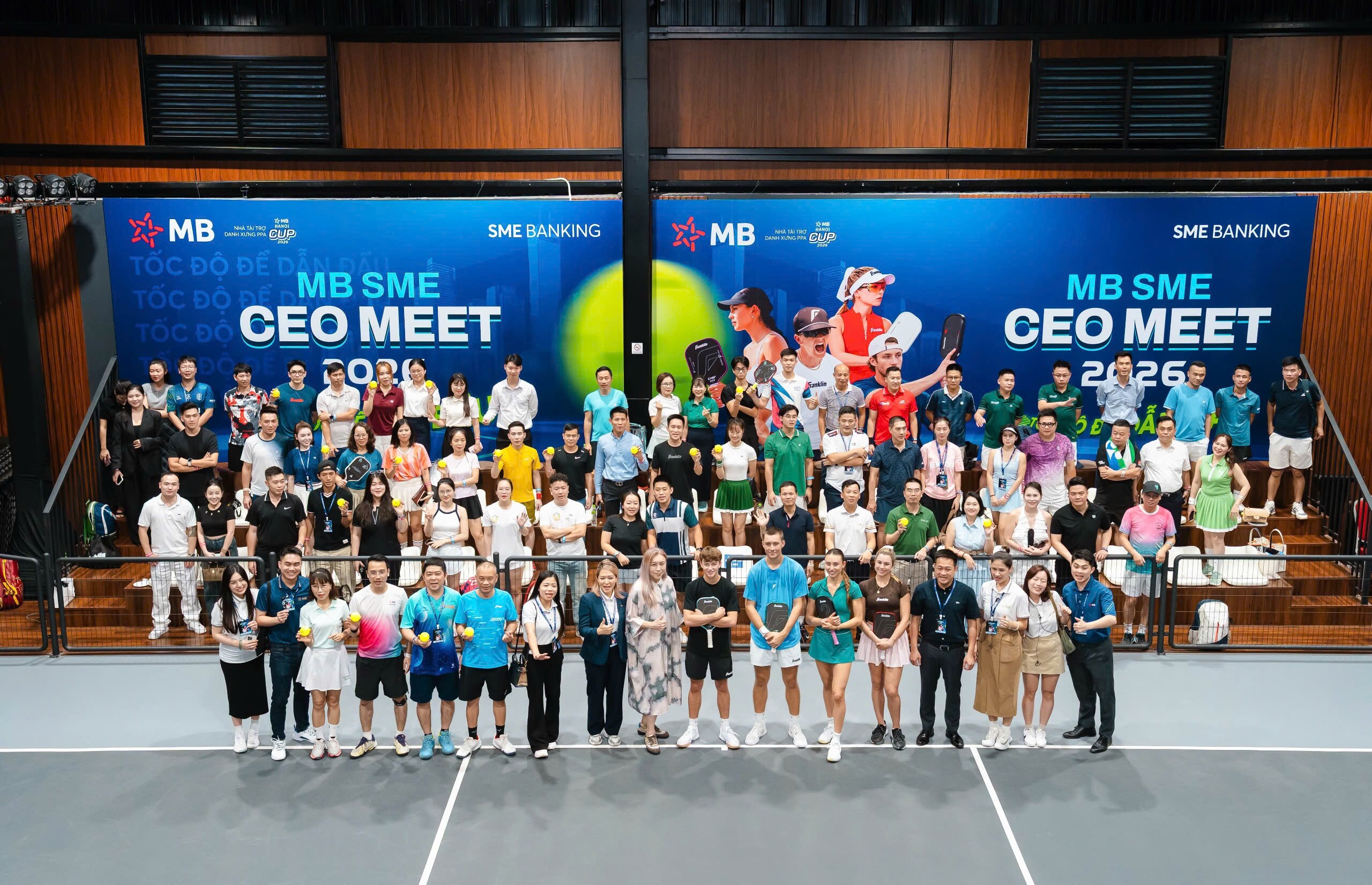 Sự kiện quy tụ các nhà vô địch thể thao quốc tế và những người lãnh đạo trên thương trường, lan tỏa tinh thần "Tốc độ để dẫn đầu" của MB Bank.