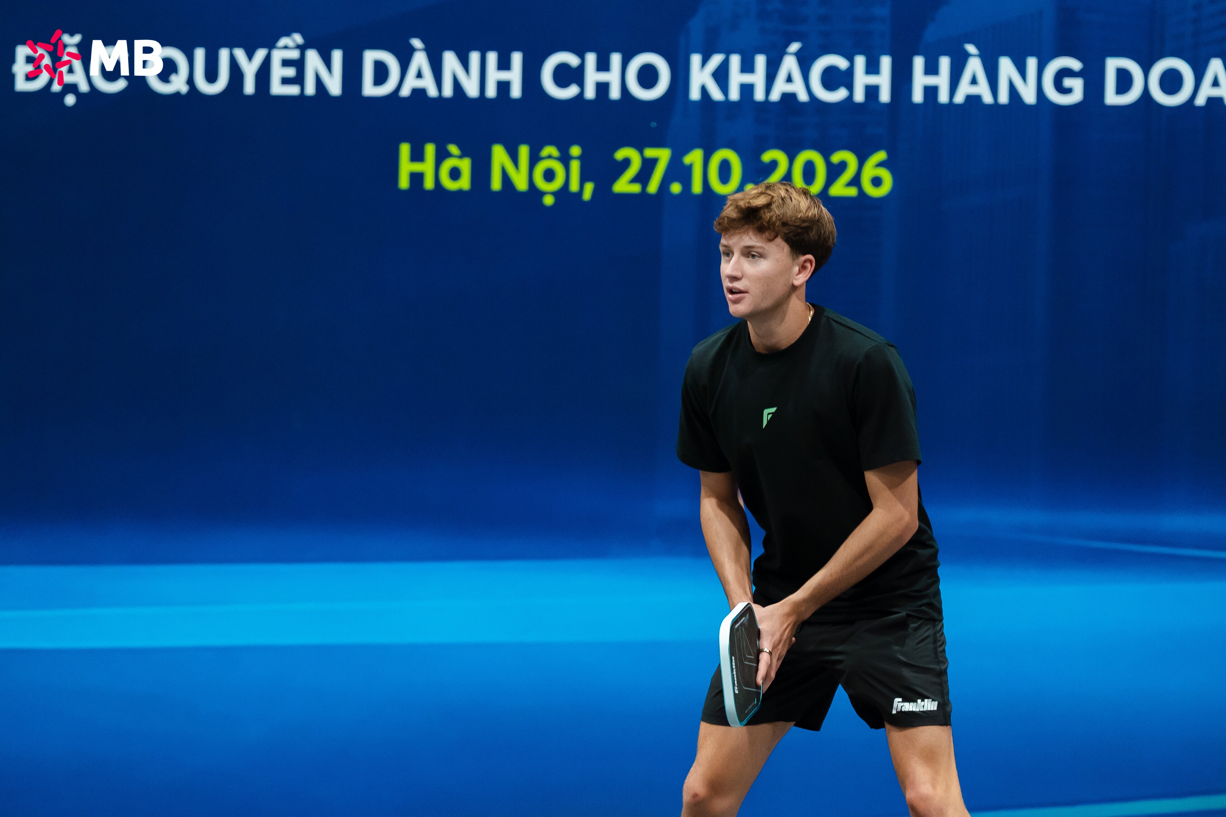 Ngôi sao PPA Hayden Patriquin mang tinh thần tốc độ, bản lĩnh và sự quyết liệt đến với sự kiện MB SME CEO Meet 2026.