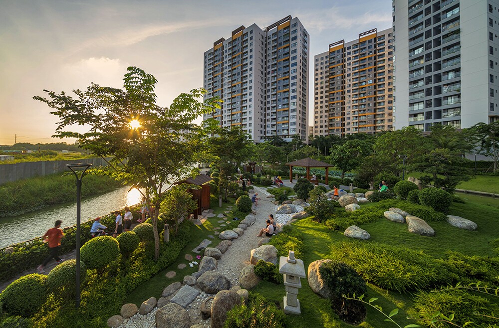 Mizuki Park hiện là nhà của hơn 4.000 gia đình tại Nam Sài Gòn.