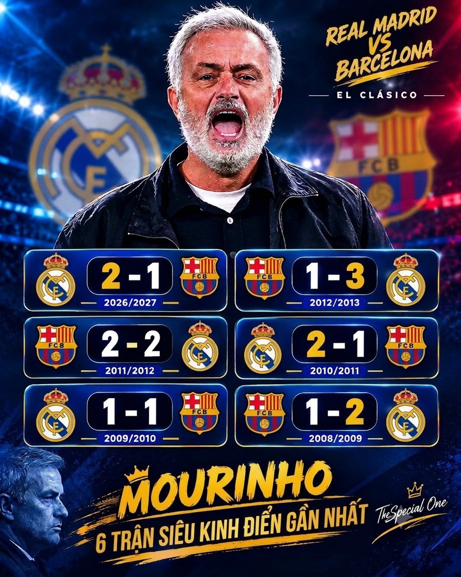 Mourinho khiến 3 đời HLV Barca phải nể, ứng viên Quả bóng vàng chìm nghỉm ở Siêu kinh điển (Clip 1 phút) - 1