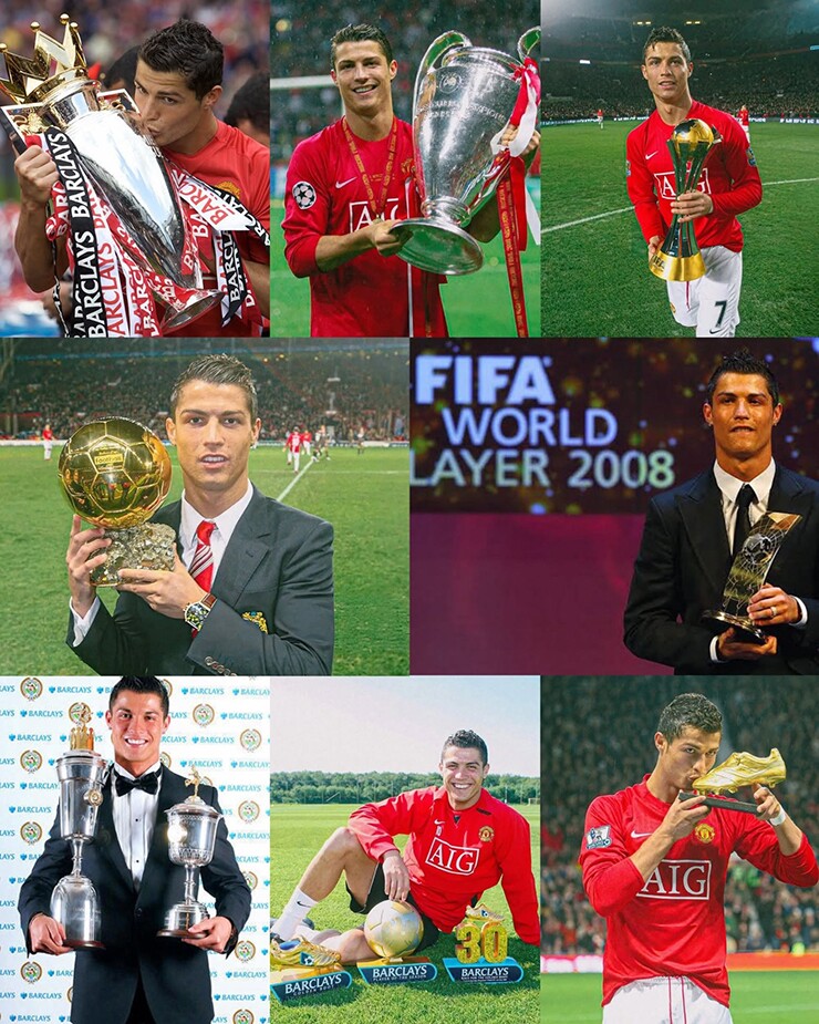 Mùa giải 2007/08 là một trong những mùa giải thành công nhất sự nghiệp của Ronaldo