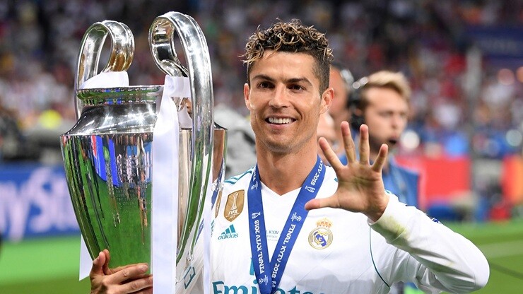 Ronaldo giành chức vô địch Champions League thứ năm trong sự nghiệp vào năm 2018