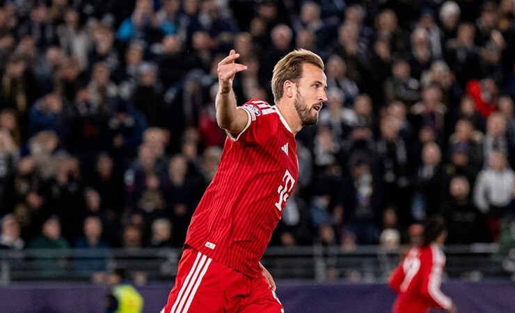 Harry Kane lập cú đúp cho Bayern Munich&nbsp;trong trận cầu kịch tính