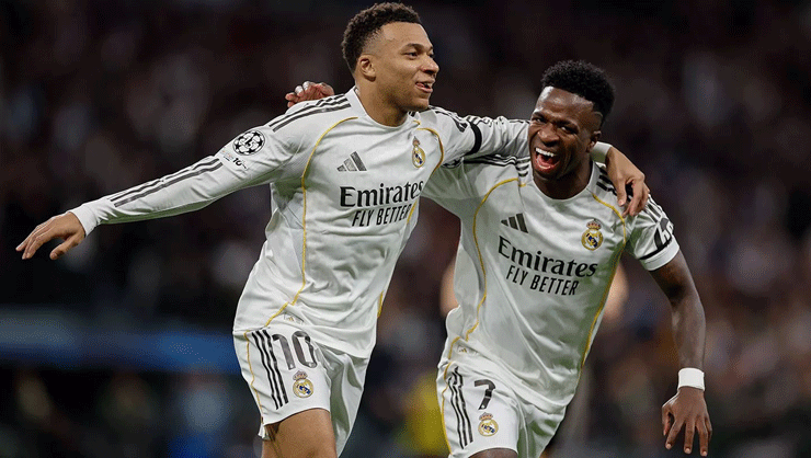 Vinicius và Kylian Mbappe không hiệu quả.