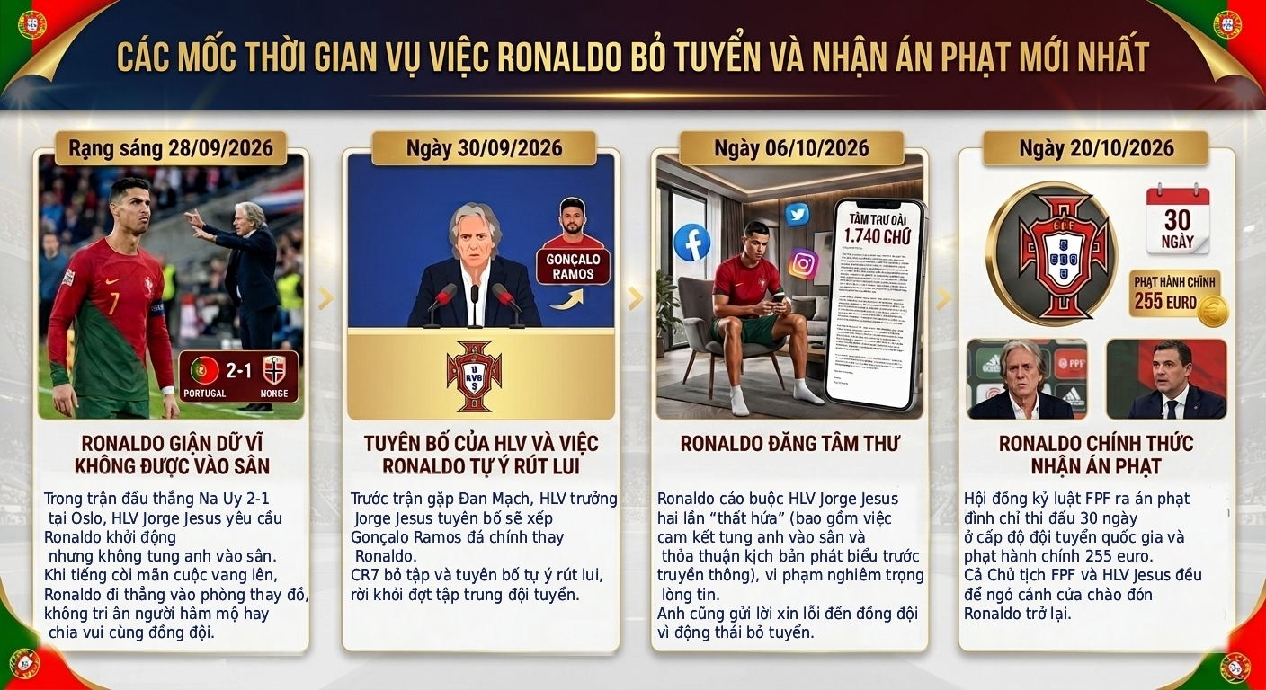 Động thái mới của Ronaldo sau án phạt 7,4 triệu đồng vì bỏ ĐT Bồ Đào Nha - 2