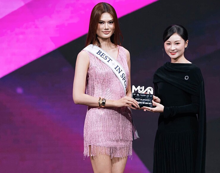 Cựu VĐV bóng chuyền Phạm Huệ tự tin đọ sắc cùng dàn Hoa hậu, khoe vẻ đẹp mỹ miều - 5
