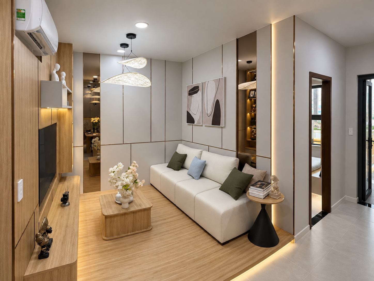 Hình ảnh căn hộ mẫu tại nhà ở xã hội thuộc Bcons City Life