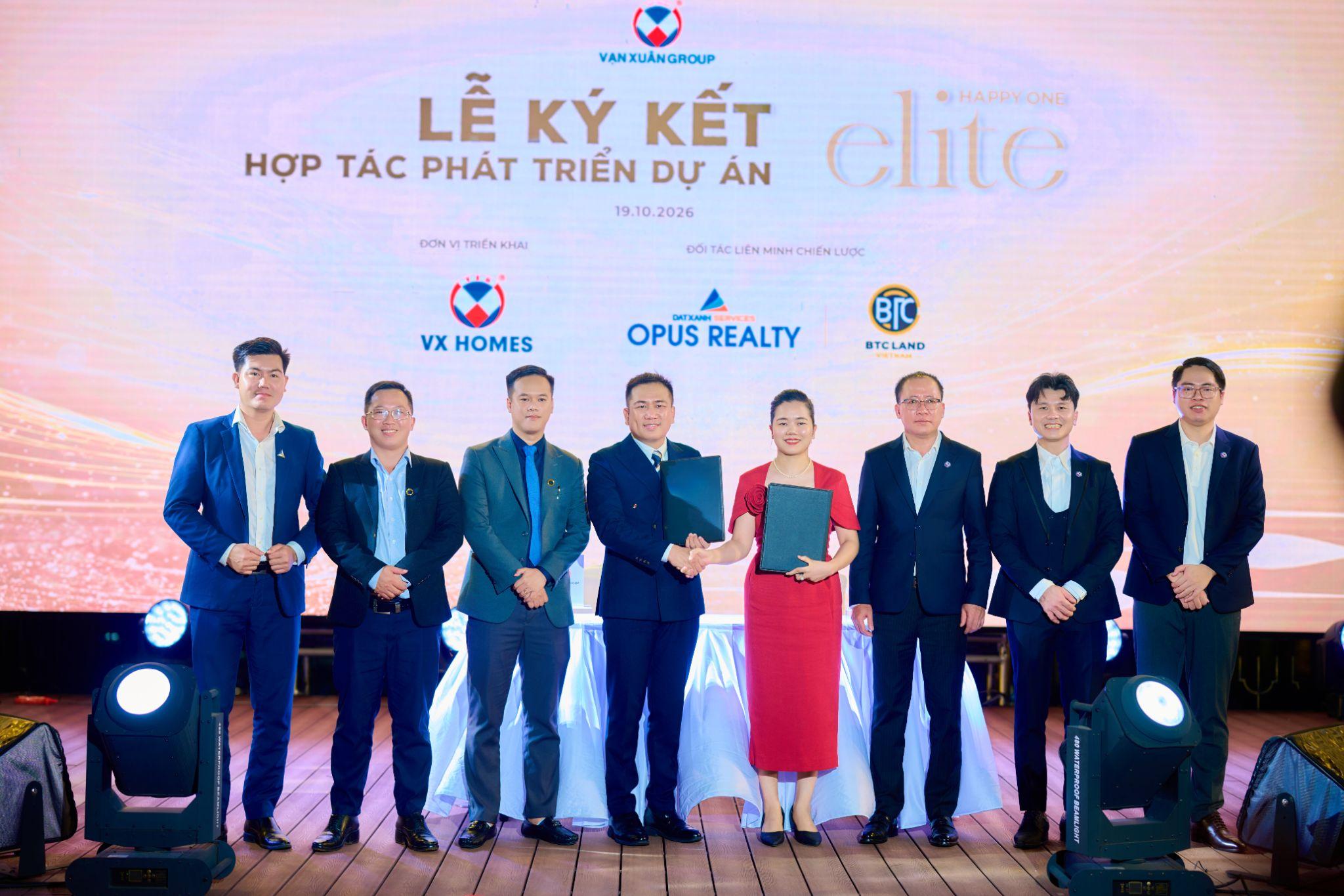Opus Realty và BTC Land Việt Nam ký kết hợp tác phân phối dự án Happy One Elite