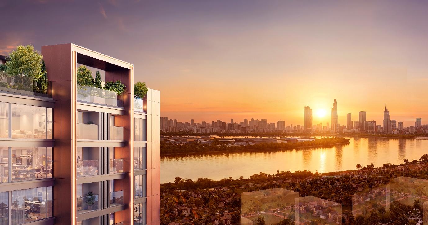 100% căn hộ tại The Upper East Saigon đều là căn góc với tầm nhìn rộng mở.