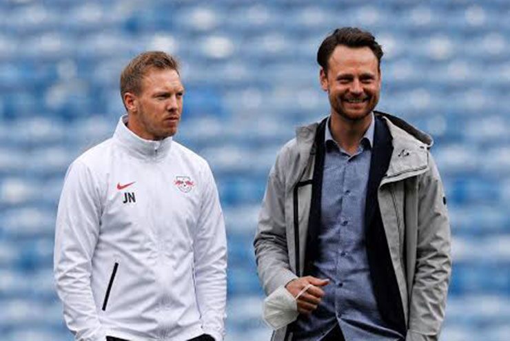Nagelsmann và Vivell tại Leipzig