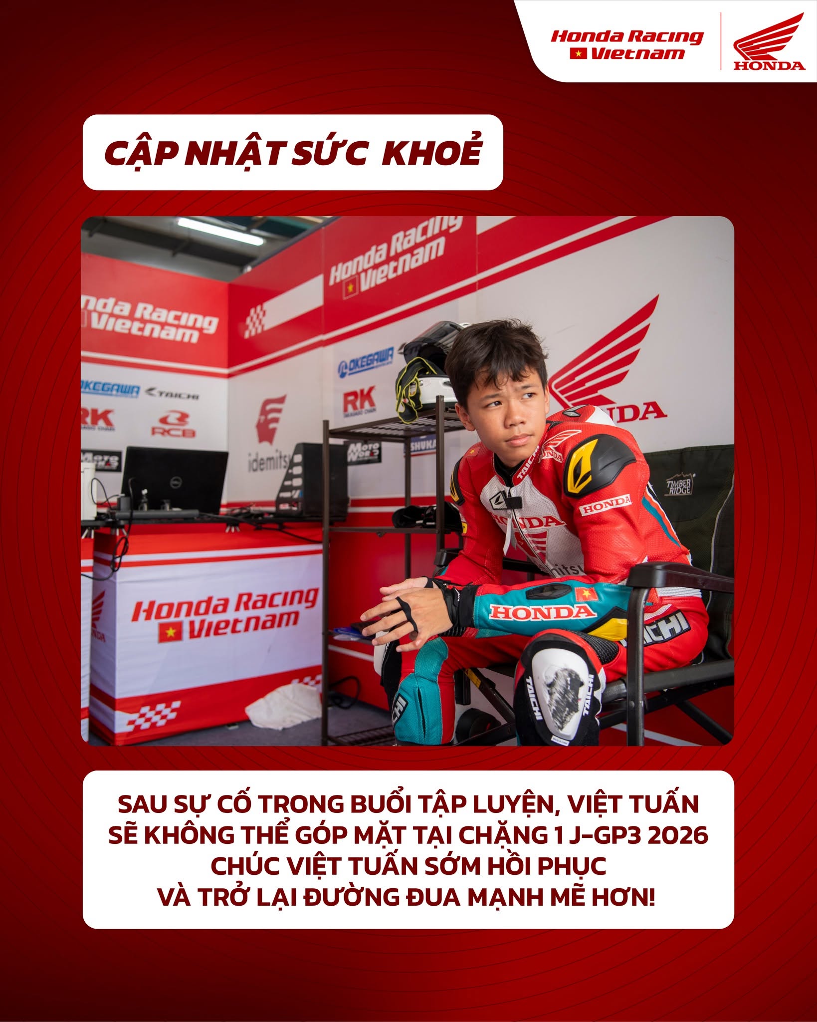 Ngô Nguyễn Việt Tuấn  (Honda Racing Vietnam): Hành trình trở lại sau chấn thương và những dấu ấn tại Nhật Bản - 2
