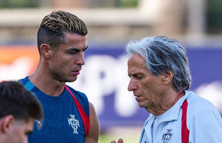 Ronaldo &amp; HLV Jorge Jesus
