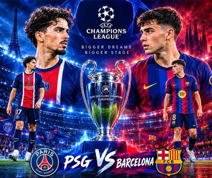 2 cỗ máy tấn công PSG và Barcelona sắp&nbsp;gặp nhau